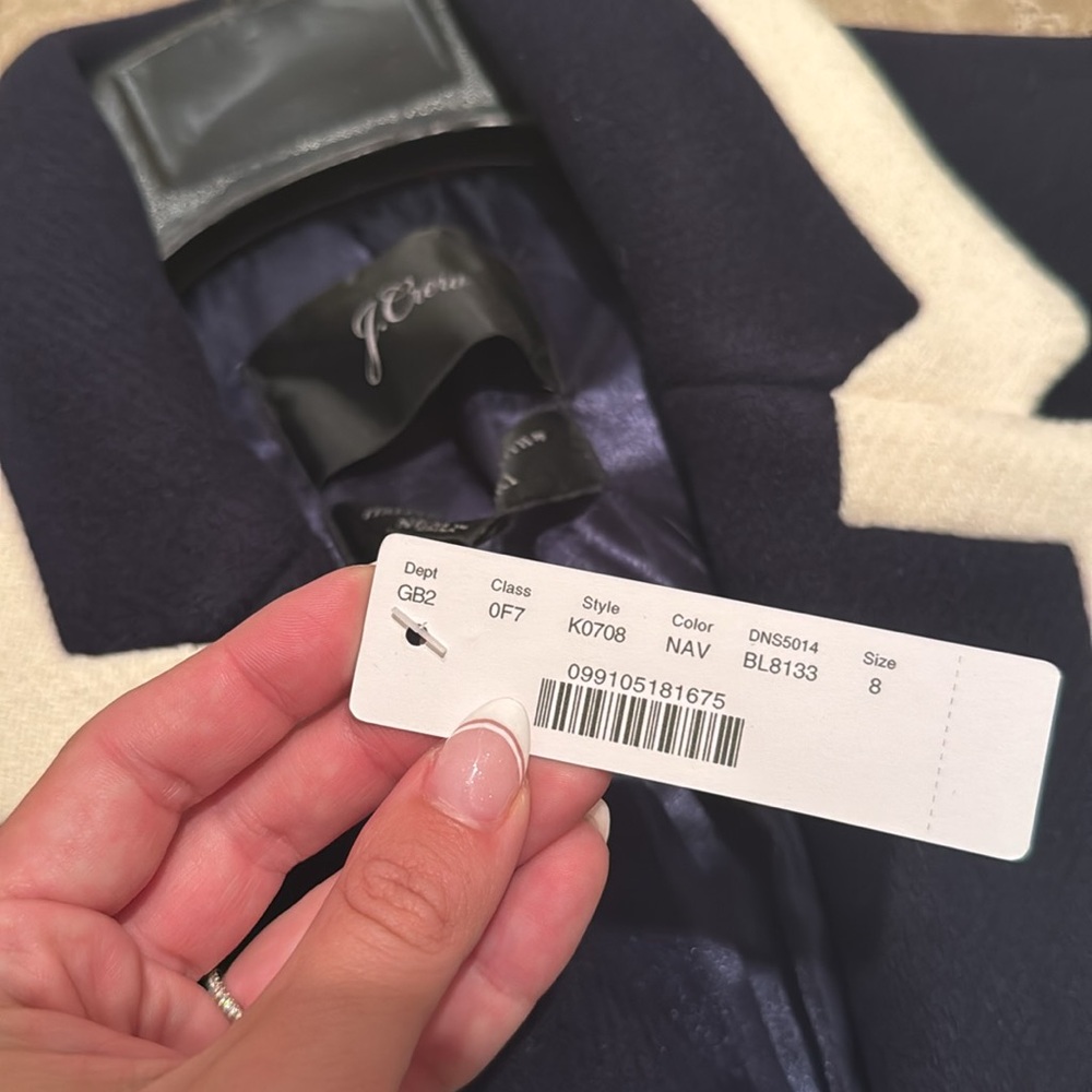 J. CREW Italian Wool Tipped Coat - Picture 4 of 7